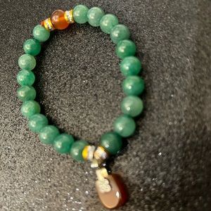 Natural stone stretch bracelet